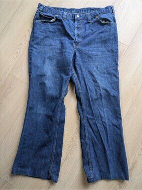 Amazing Vintage 1970s GWG GREAT WESTERN GARMENT CO Jeans. Size 40 x 39 Plus Size